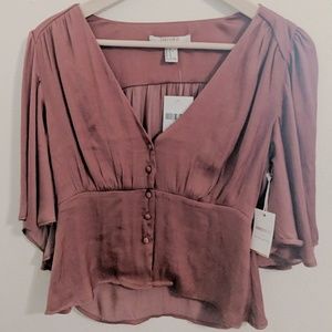 Forever 21Contemporary size M rose shirt